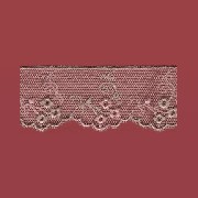 embroidered tulle pink miniature 1:12