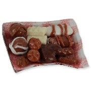 platter of chocolates and christmas cakes miniature 1:12