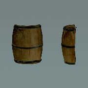 1/2 barrel n°08 - 1dz (6) miniature 1:12