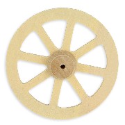 big wagon wheel miniature 1:12