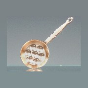 egg pan copper miniature 1:12