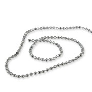 garland of silver pearls 1m miniature 1:12