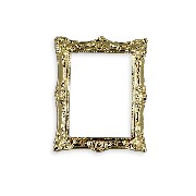 brass frame gold Miniature 1:12
