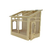 veranda barewood (kit) miniature 1:12