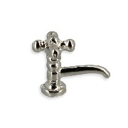 4 taps chrome miniature 1:12