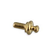 2 brass knobs for dollhouses 1:12