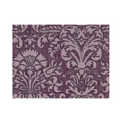 wallpaper-annabelle damask purple pulm miniature 1:12
