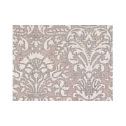 wallpaper-annabelle damask grey silver miniature 1:12