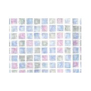 wallpaper - mozaique tile - opal miniature 1:12