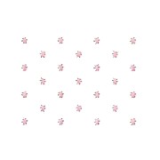 white mini pink flowers wallpaper miniature 1:12