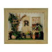 large vitrine garden miniature 1:12