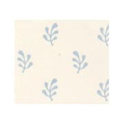 papier peint feuilles bleues miniature 1:12