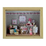 little showcase tea room miniature 1:12