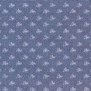 wallpaper mauve/white bouquets for dollhouses 1:12