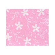 wallpaper pink flowers miniature 1:12