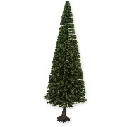 2 fir trees 20cm miniature 1:12