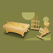 billard and bike miniature 1:12