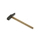 carpenter's hammer silver miniature 1:12