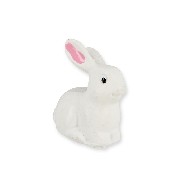 white rabbit miniature 1:12