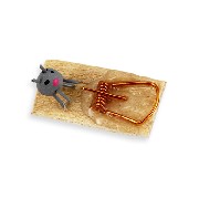 mouse trap with mouse 1:12