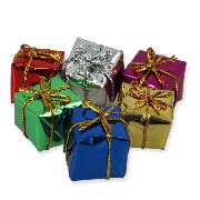 6 christmas gifts miniature 1:12
