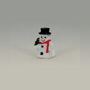 mini snowman miniature 1:12