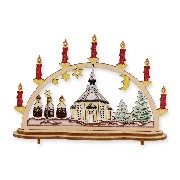 decoration church colored miniature 1:12