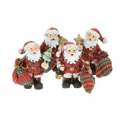 tall santa claus different models miniature 1:12
