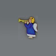 mini item wood angel trompet miniature 1:12