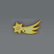 mini item wood shooting star miniature 1:12