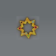 mini item wood open star miniature 1:12