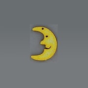 mini item wood moon miniature 1:12