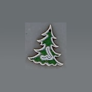mini item wood chrismas tree miniature 1:12