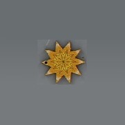 mini item wood sun miniature 1:12