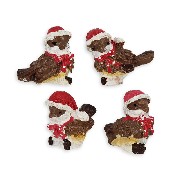 christmas bird miniature 1:12
