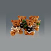 santa claud bear miniature 1:12