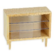 double sideboard ashwood plexi miniature 1:12