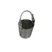 little zinc bucket miniature 1:12