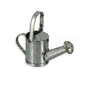 zinc watering can big damaged miniature 1:12