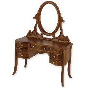 dresser walnut miniature 1:12