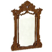 mirror walnut miniature 1:12