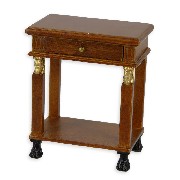 bedstand empire style miniature 1:12