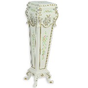 flower stand ivory-flowers miniature 1:12