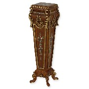 flower stand walnut-flowers. miniature 1:12