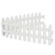 white metallic enclose set 4pc 1:12