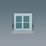 plexiglass for windows, printed miniature 1:12