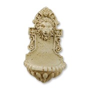 fountain with lion head miniature 1:12