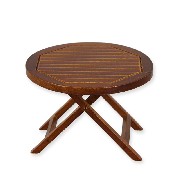 garden table cherrywood 1:12