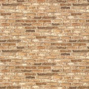 imitation beige brick print for dollhouses 1:12