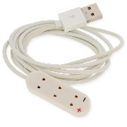 power strip usb-3v - 3 power socket for dollhouses 1:12